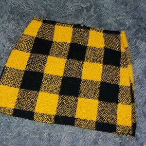 forever 21 skirt, cute for thanksgiving! black and gold